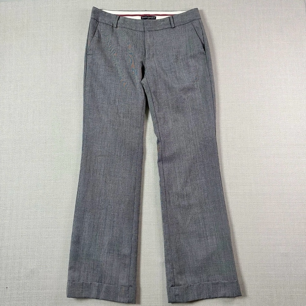 Banana Republic straight fit womens wool dress pants 8